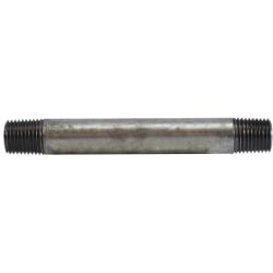 56035 Welded Pipe Nipple, 1/4 in MPT x 1/4 in MPT, 11 in L, Steel, Galvanized, SCH 40 Schedule