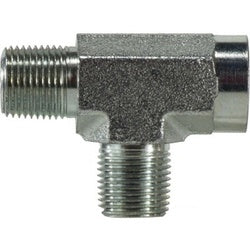 560388 Run Tee, 1/2 in Male Pipe x 1/2 in Female Pipe x 1/2 in Male Pipe, Steel