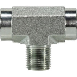 5604-32-32-32 Pipe Branch Tee, 2-in Female NPTF x 2-in Female NPTF x 2-in Male NPTF, Steel