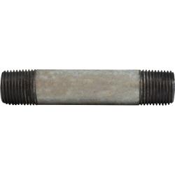 56044 Welded Pipe Nipple, 3/8 in MPT x 3/8 in MPT, 3 in L, Steel, Galvanized, SCH 40 Schedule