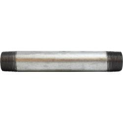 56082 Welded Pipe Nipple, 3/4 in MPT x 3/4 in MPT, 2 in L, Steel, Galvanized, SCH 40 Schedule