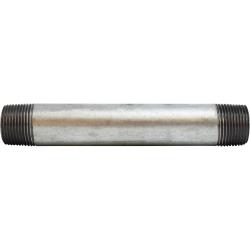 56084 Welded Pipe Nipple, 3/4 in MPT x 3/4 in MPT, 3 in L, Steel, Galvanized, SCH 40 Schedule