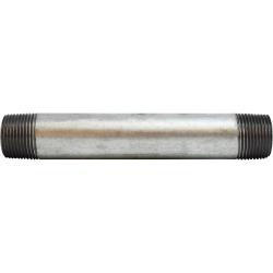 56085 Welded Pipe Nipple, 3/4 in MPT x 3/4 in MPT, 3-1/2 in L, Steel, Galvanized, SCH 40 Schedule