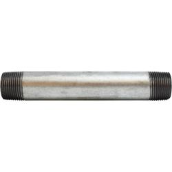 56093 Welded Pipe Nipple, 3/4 in MPT x 3/4 in MPT, 9 in L, Steel, Galvanized, SCH 40 Schedule