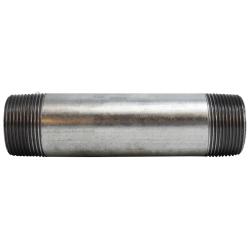 56135 Welded Pipe Nipple, 1-1/4 in MPT x 1-1/4 in MPT, 12 in L, Steel, Galvanized, SCH 40 Schedule