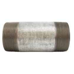 56218 Welded Pipe Nipple, 3 in MPT x 3 in MPT, 60 in L, Steel, Galvanized, SCH 40 Schedule
