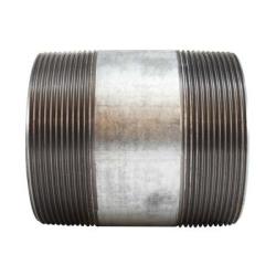56229 Welded Pipe Nipple, 4 in MPT x 4 in MPT, 8 in L, Steel, Galvanized, SCH 40 Schedule
