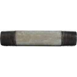 56243 Welded Pipe Nipple, 1/2 in MPT x 1/2 in MPT, 36 in L, Steel, Galvanized, SCH 40 Schedule
