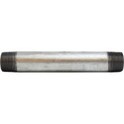 56256 Welded Pipe Nipple, 3/4 in MPT x 3/4 in MPT, 60 in L, Steel, Galvanized, SCH 40 Schedule