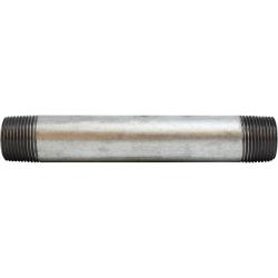 56257 Welded Pipe Nipple, 3/4 in MPT x 3/4 in MPT, 72 in L, Steel, Galvanized, SCH 40 Schedule
