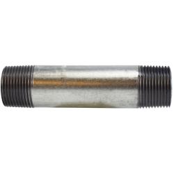 56265 Welded Pipe Nipple, 1 in MPT x 1 in MPT, 48 in L, Steel, Galvanized, SCH 40 Schedule