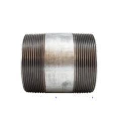 57229 Welded Pipe Nipple, 4 in MPT x 4 in MPT, 8 in L, Steel, Black, SCH 40 Schedule