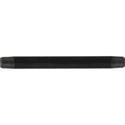 57008 Welded Pipe Nipple, 1/8 in MPT x 1/8 in MPT, 4-1/2 in L, Steel, Black, SCH 40 Schedule