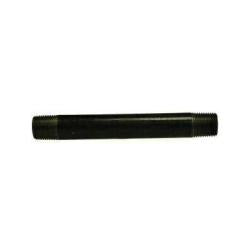 57016 Welded Pipe Nipple, 1/8 in MPT x 1/8 in MPT, 11 in L, Steel, Black, SCH 40 Schedule