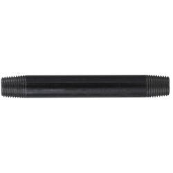 57020 Welded Pipe Nipple, 1/4 in MPT x 1/4 in MPT, 7/8 in L, Steel, Black, SCH 40 Schedule, 150 lb