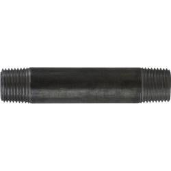 57069 Welded Pipe Nipple, 1/2 in MPT x 1/2 in MPT, 5-1/2 in L, Steel, Black, SCH 40 Schedule