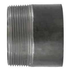 57081T Welded Pipe Nipple, 3/4 in TOE x 3/4 in Plain End, 1-1/2 in L, Steel, Black