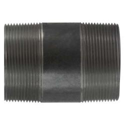 57202 Welded Pipe Nipple, 3 in MPT x 3 in MPT, 3-1/2 in L, Steel, Black, SCH 40 Schedule
