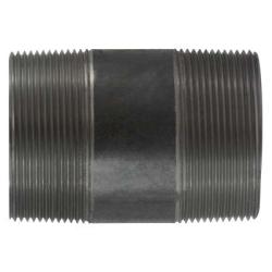 57211 Welded Pipe Nipple, 3 in MPT x 3 in MPT, 10 in L, Steel, Black, SCH 40 Schedule