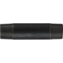 57262 Welded Pipe Nipple, 1 in MPT x 1 in MPT, 30 in L, Steel, Black, SCH 40 Schedule