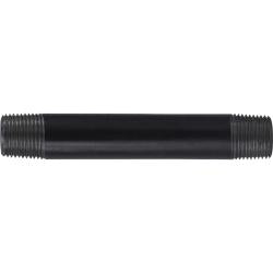 57433 Welded Pipe Nipple, 3/8 in MPT x 3/8 in MPT, 36 in L, Steel, Black, SCH 40 Schedule
