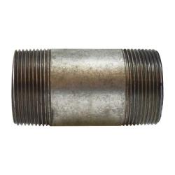 58145 Pipe Nipple, 1-1/2 in MPT x 1-1/2 in MPT, 4 in L, Steel, Galvanized, SCH 80 Schedule