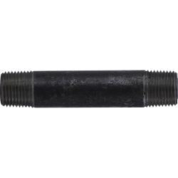 59082SMLSXX Seamless Pipe Nipple, 3/4 in MPT x 3/4 in MPT, 2 in L, Steel, Black, XXH Schedule
