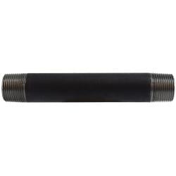 59088SMLS Seamless Pipe Nipple, 3/4 in MPT x 3/4 in MPT, 5 in L, Steel, Black, SCH 80 Schedule