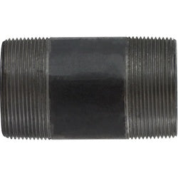 59160SMLSXX Seamless Pipe Nipple, 2 in MPT x 2-1/2 in MPT, Close L, Iron, Black, XXH Schedule
