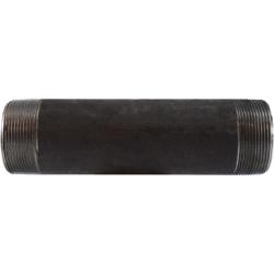 59162SMLS Seamless Pipe Nipple, 2 in MPT x 2 in MPT, 3 in L, Steel, Black, SCH 80 Schedule, 300 lb