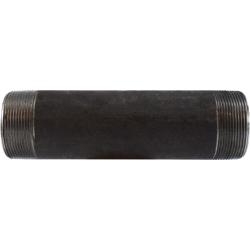 59167SMLS Seamless Pipe Nipple, 2 in MPT x 2 in MPT, 5-1/2 in L, Steel, Black, SCH 80 Schedule