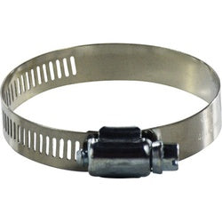 600 Series 600024 Worm Gear Clamp, 1-1/16 in Minimum Clamp Diameter, 2 in Maximum Clamp Diameter
