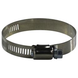 611 Series 611088 Worm Gear Clamp, 4 in Nominal, 4 in Minimum Clamp Diameter, Stainless Steel