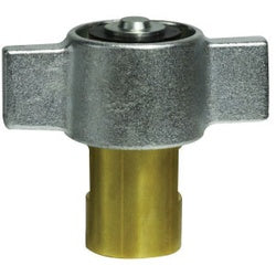 61154 Quick Disconnect Wingnut Coupler, 1-1/4 in FNPT x 1-1/4 in FNPT, Brass