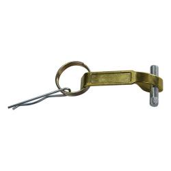 61453 Handle Assembly, 3 to 4 in, Brass, For Use With: Cam and Groove Fitting