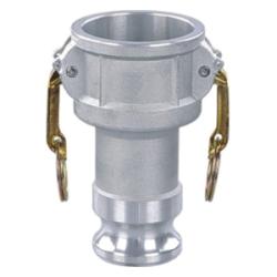 619001 Type DA Cam and Groove Reducer Coupler, 1-1/2 in Female Coupler x 1 in Male Adapter, Aluminum
