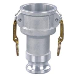 619005 Type DA Cam and Groove Reducer Coupler, 2 in Female Coupler x 4 in Male Adapter, Aluminum