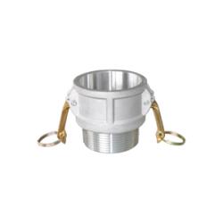 61930 Cam and Groove Coupler, 6 in Type B x 6 in MNPT, Aluminum