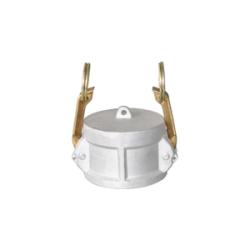 CDC-1000-A Type DC Dust Cap with Four Brass Handles, 10-in Female Cam, Aluminum