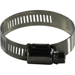 620 Series 620006SS Wide Band Worm Drive Clamp, 3/8 in Minimum Clamp Diameter, 316 Stainless Steel