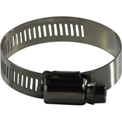 620 Series 620012SS Wide Band Worm Drive Clamp, 9/16 in Minimum Clamp Diameter, 316 Stainless Steel