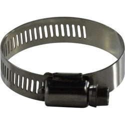 620 Series 620024SS Wide Band Worm Drive Clamp, 1-1/16 in Minimum Clamp Diameter, 316 Stainless Steel