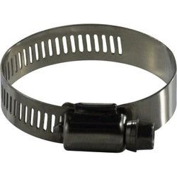 620 Series 620028SS Wide Band Worm Drive Clamp, 1-5/16 in Minimum Clamp Diameter, 316 Stainless Steel