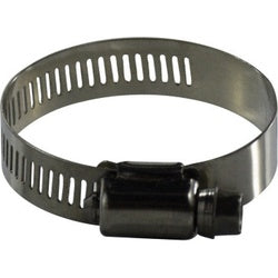 620 Series 620056SS Wide Band Worm Drive Clamp, 3-1/16 in Minimum Clamp Diameter, 316 Stainless Steel