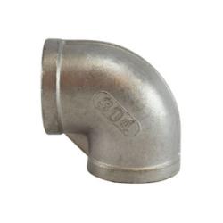 62112 90-deg Elbow, 4-in FNPT x 4-in FNPT, Stainless Steel, 150 lb