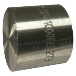 62477B1 Barstock Cap, 1-1/2 in FPT, Stainless Steel, 1000 lb