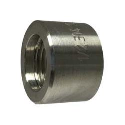 62778B1 Barstock Half Coupling, 2 in FPT x 2 in Butt Weld, Stainless Steel