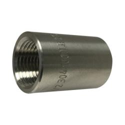 63411B1 Barstock Coupling, 1/4 in FPT x 1/4 in FPT, Stainless Steel, 1000 lb