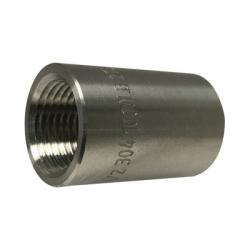 63415B1 Barstock Coupling, 1 in FPT x 1 in FPT, Stainless Steel, 1000 lb