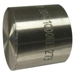 63472B1 Barstock Cap, 3/8 in FPT, Stainless Steel, 1000 lb